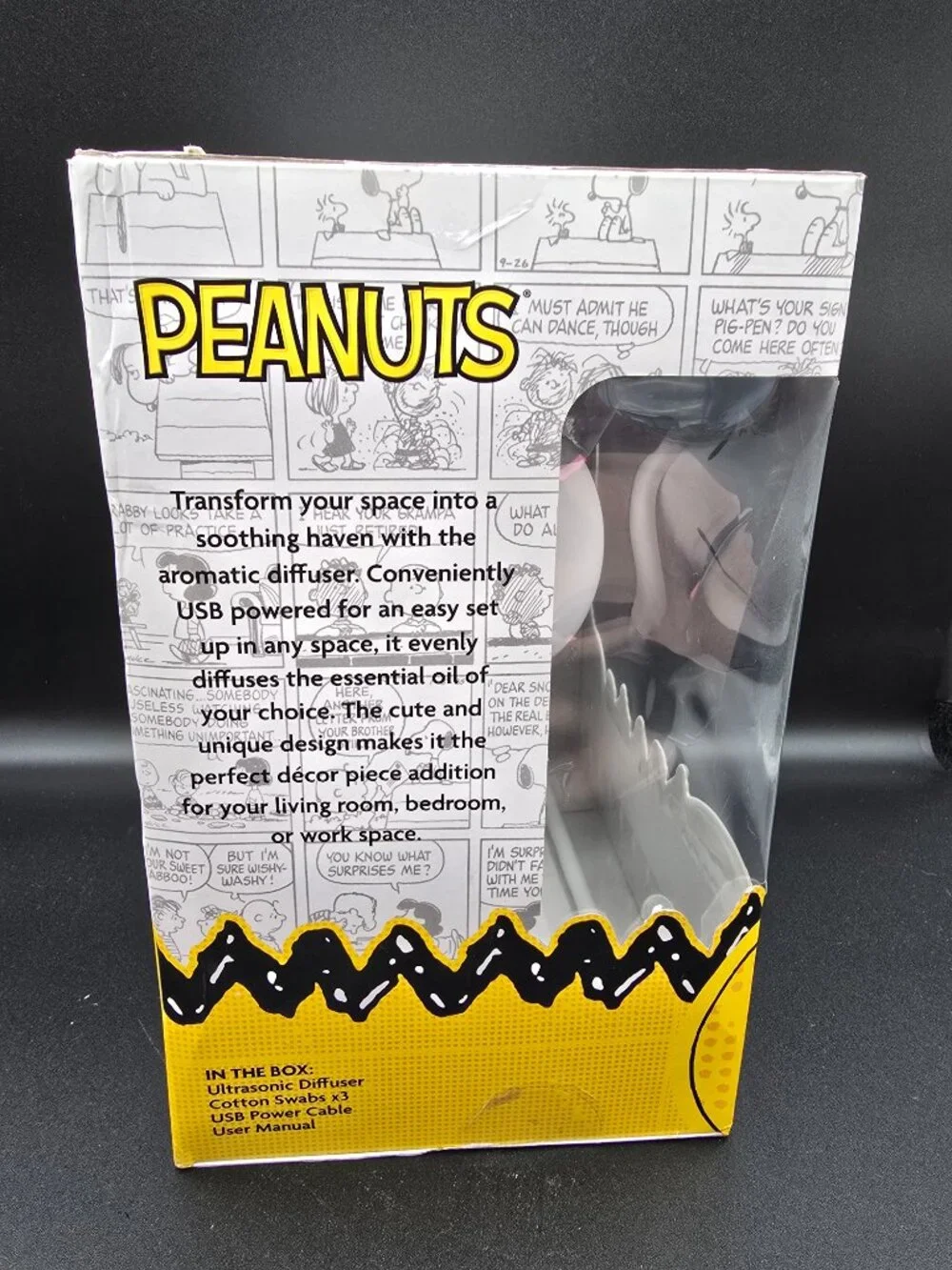 Peanuts Snoopy Ultrasonic Diffuser 280ml – NIB – NEW